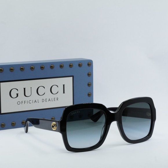 FINAL PRICE NEW GUCCI GG0036SN 001 BLACK GREY SUNGLASSES - Picture 4 of 11